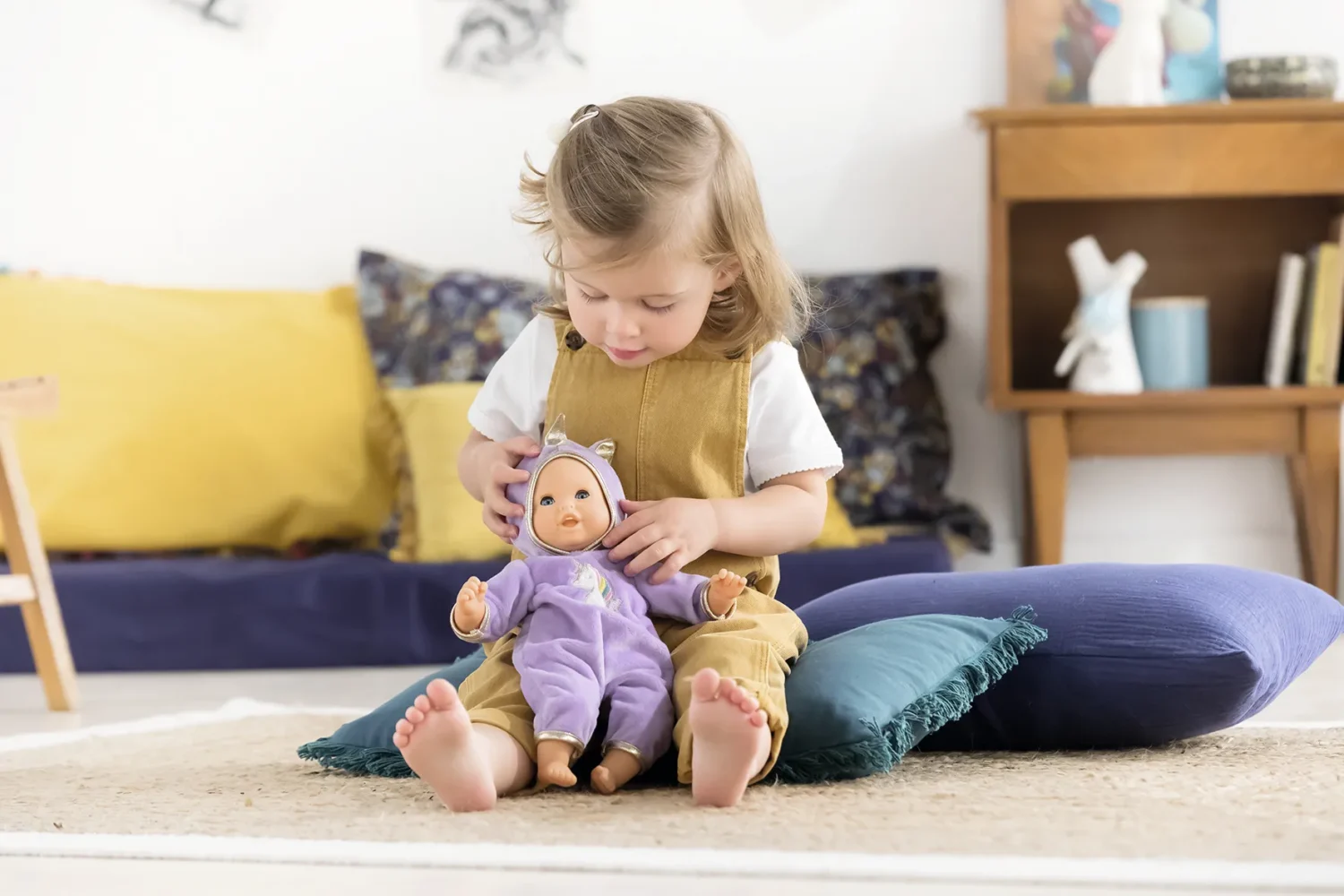 COROLLE MPP BEBELUS CALIN UNICORN 30CM - imagine 3