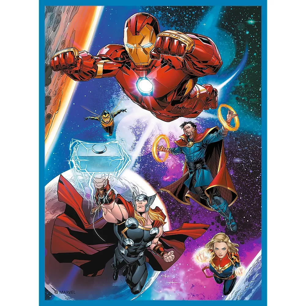 PUZZLE TREFL 2IN1 MEMO AVENGERS EROII IN ACTIUNE - imagine 3