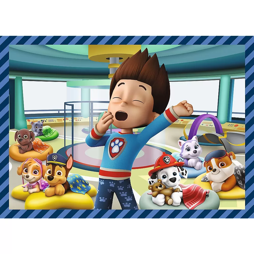 PUZZLE TREFL 4IN1 PATRULA CATELUSILOR ACTIVITATILE ZILNICE ALE ECHIPEI - imagine 3