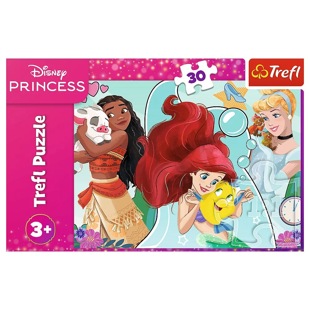 PUZZLE TREFL 30 DISNEY PRINCESS PRINTESE FRUMOASE SI CURAJOASE - imagine 3