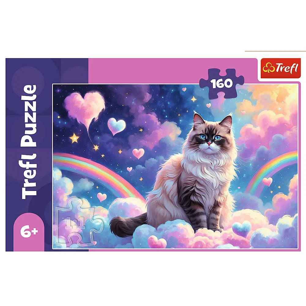 PUZZLE TREFL 160 PISICUTA DOMESTICA - imagine 3