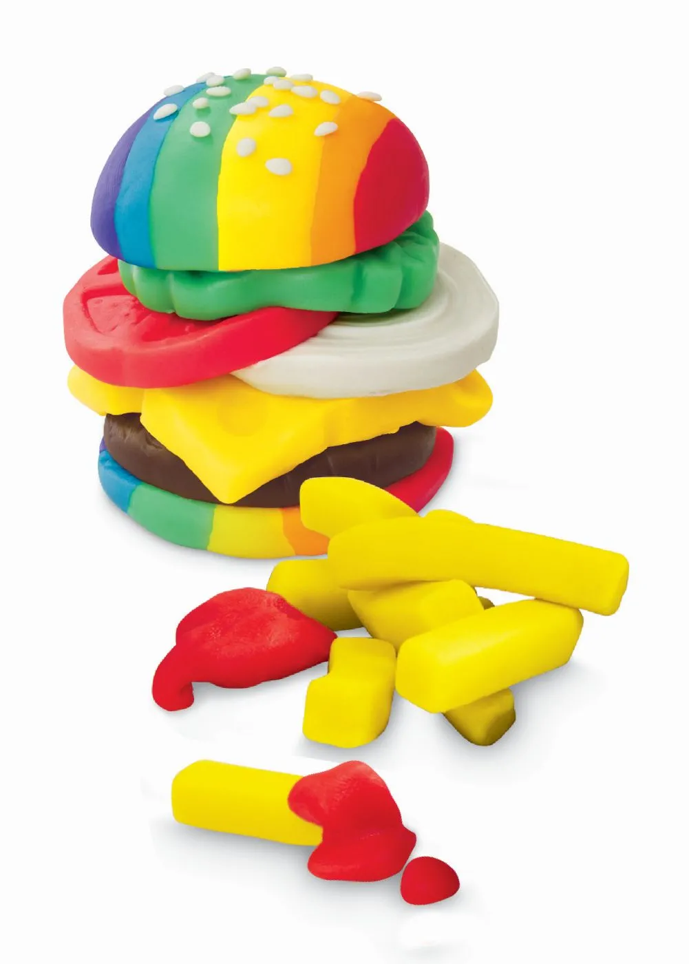 PLAY DOH KITCHEN CREATIONS SET DE GATIT HAMBURGER - imagine 3
