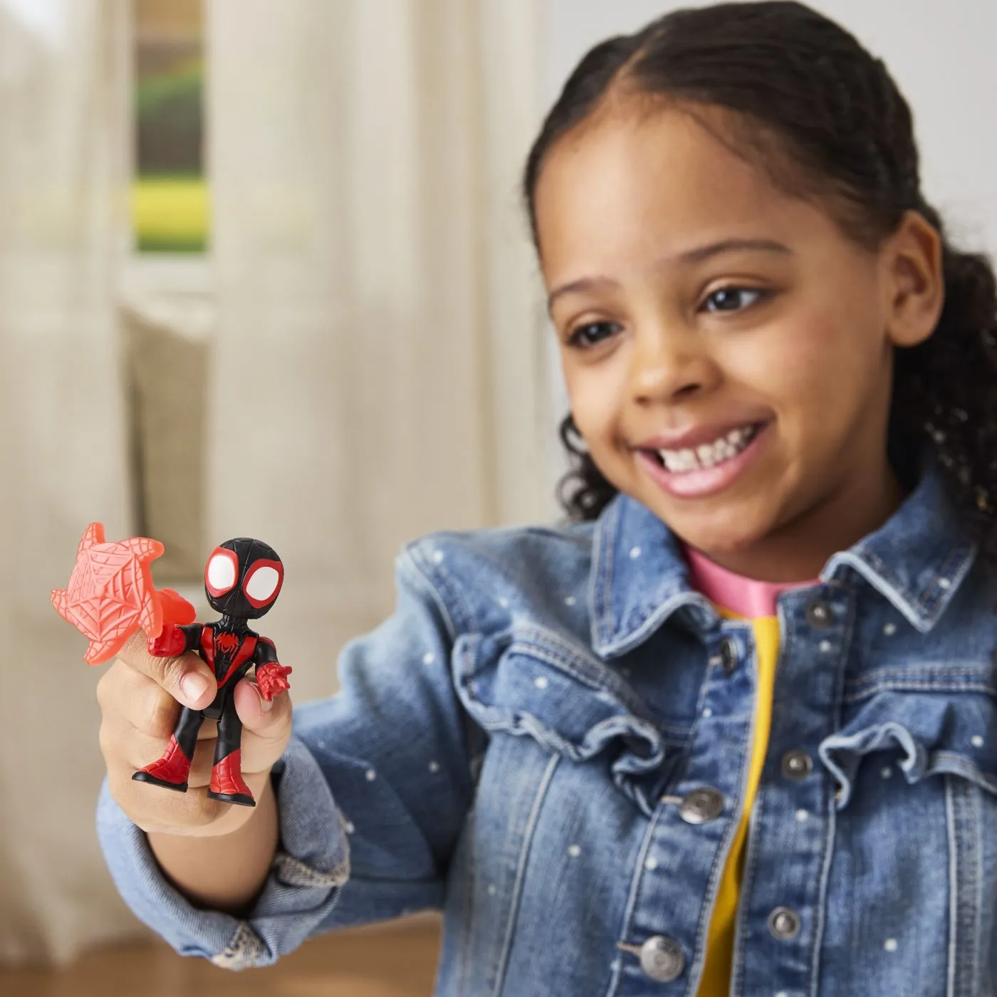 SPIDEY SI PRIETENII LUI UIMITORI MARVEL SET FIGURINA MILES MORALES SI ACCESORII - imagine 3