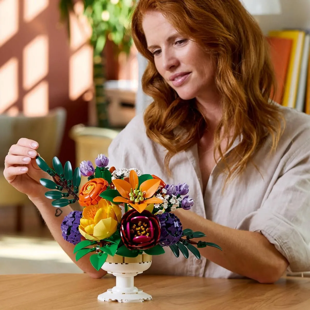 LEGO BOTANICALS ARANJAMENT FLORAL 10345 - imagine 3
