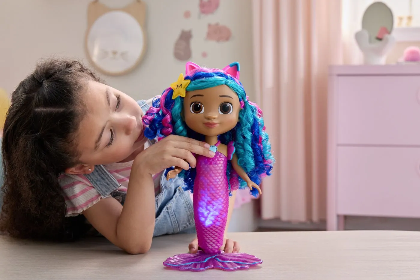 GABBYS DOLLHOUSE FILMUL PAPUSA SIRENA GABBY INTERACTIVA - imagine 3