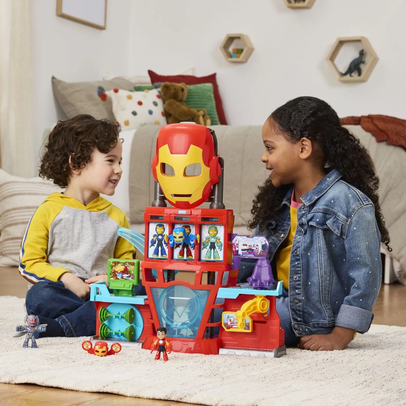 MARVEL IRON MAN SI PRIETENII SAI UIMITORI SET DE JOACA - imagine 3