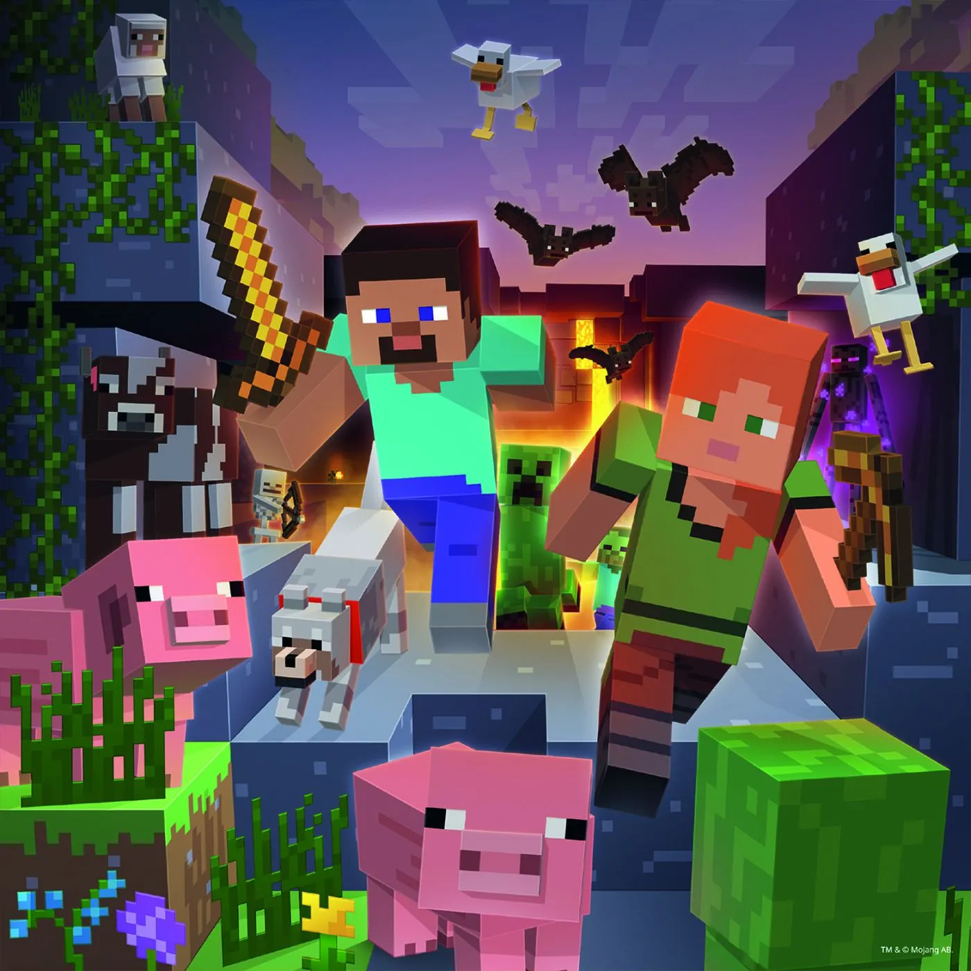 PUZZLE MINECRAFT 3X49 - imagine 3