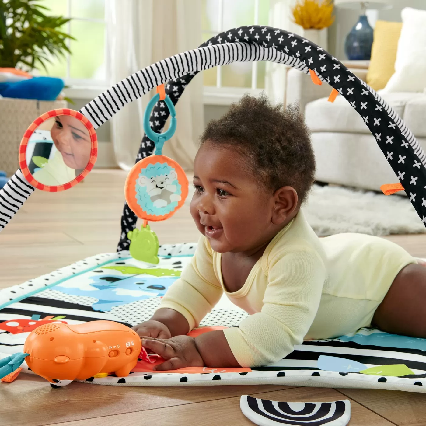FISHER PRICE SALTEA MUZICALA 3 IN 1 CU CENTRU DE ACTIVITATI - imagine 4