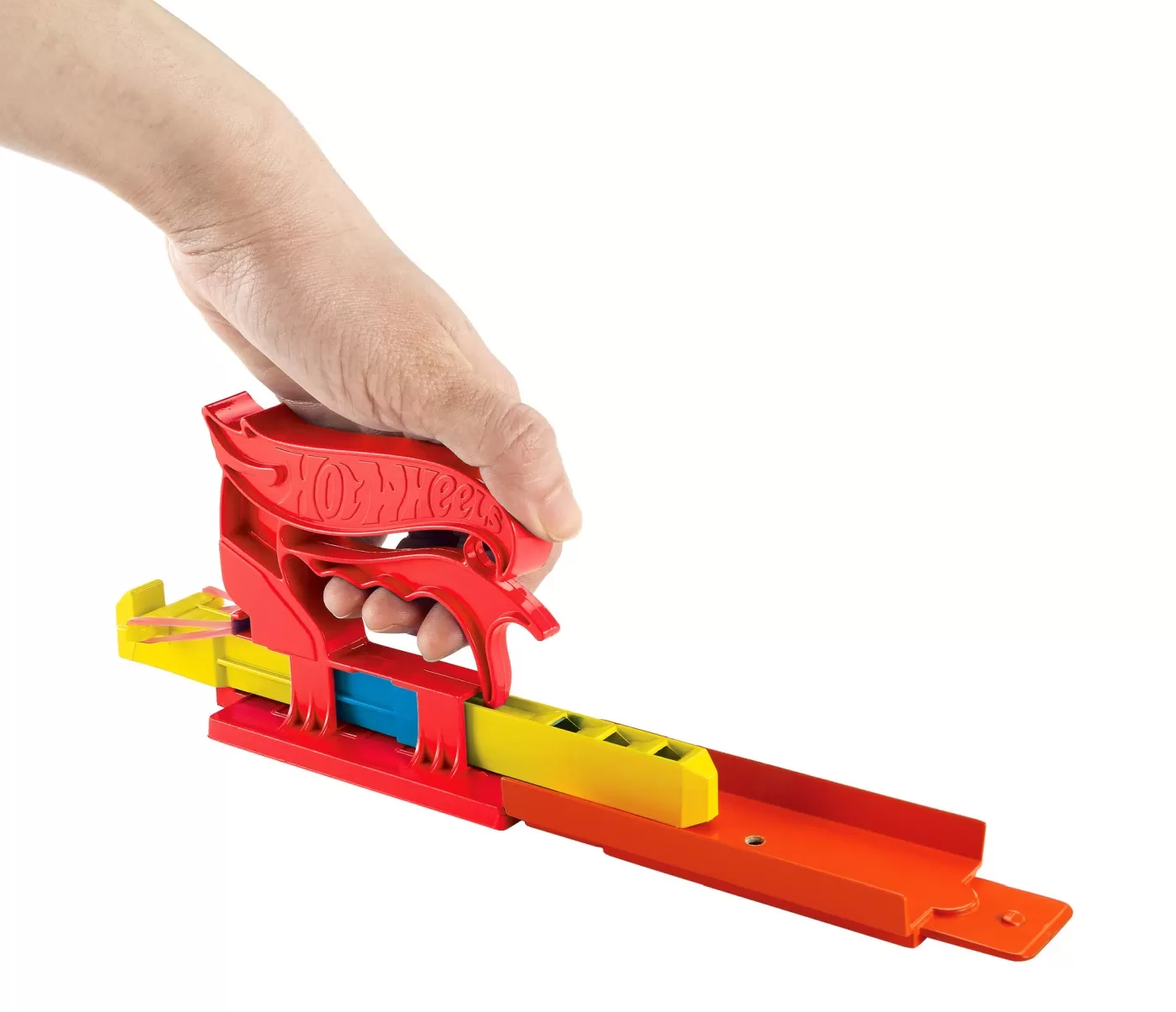 HOT WHEELS SET LANSATOR PORTABIL ROSU SI MASINUTA - imagine 4