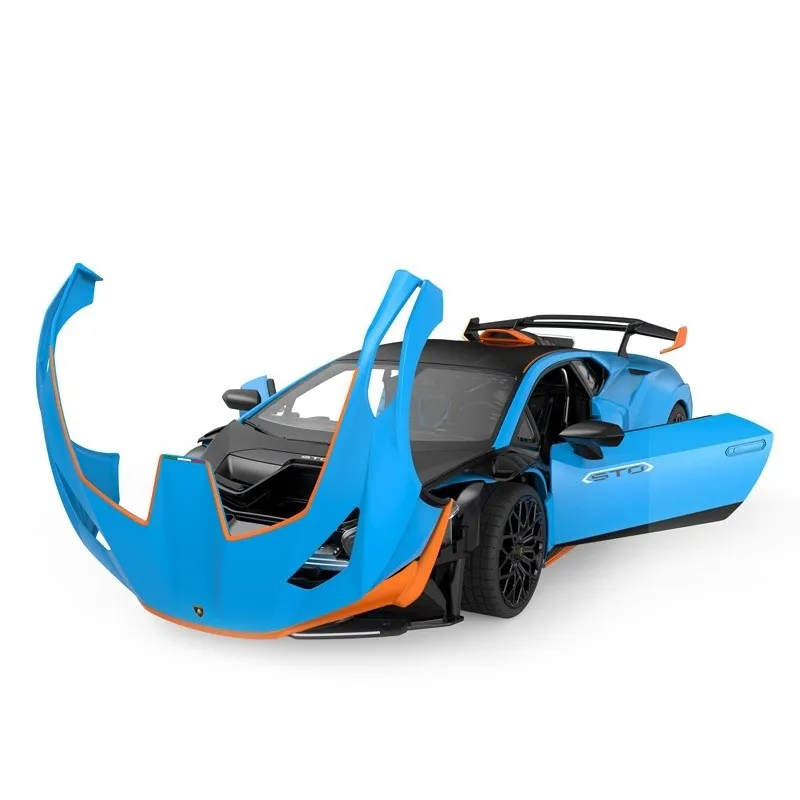 MASINA CU TELECOMANDA LAMBORGHINI HURACAN STO ALBASTRU SCARA 1 LA 14 - imagine 4