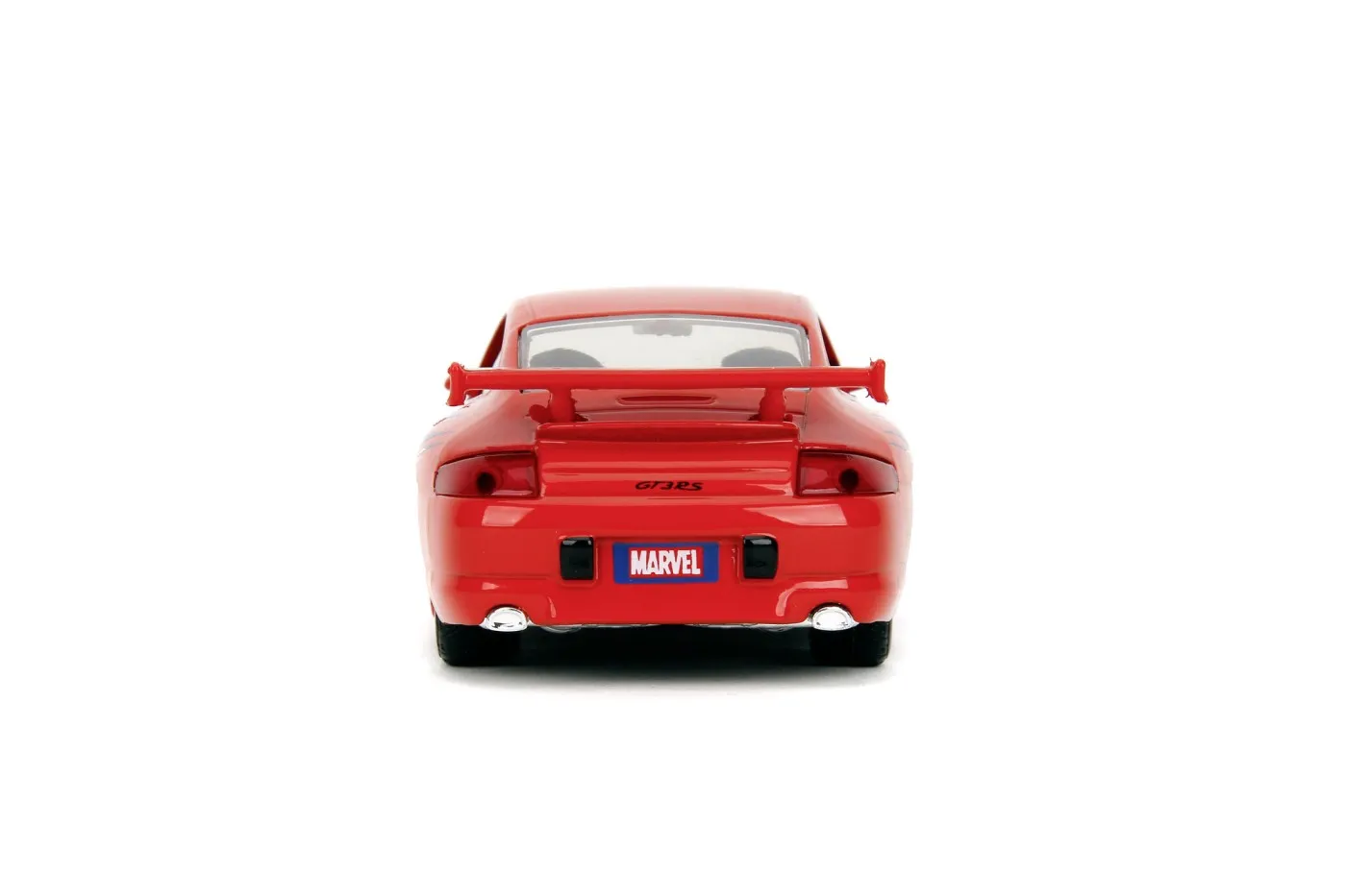 JADA MARVEL MASINUTA METALICA SPIDER MAN PORSCHE 911 GT3 RS SCARA 1 LA 32 - imagine 4