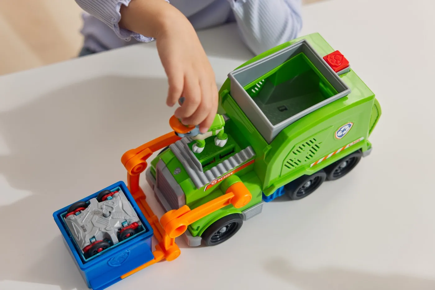PATRULA CATELUSILOR ROCKY SI CAMIONUL DE RECICLARE CRUSH N ROLL - imagine 4