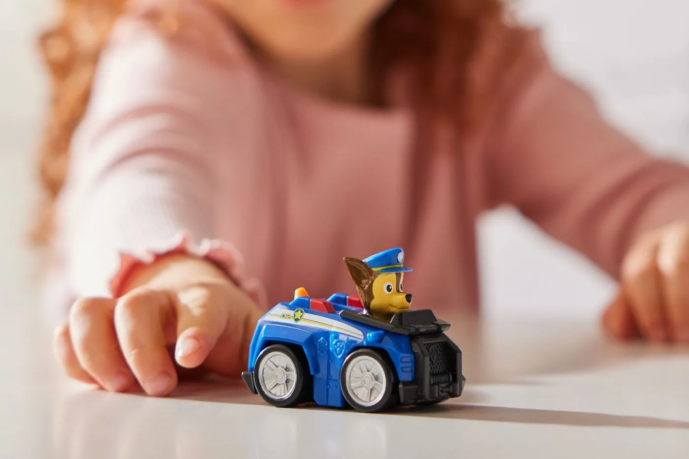 PATRULA CATELUSILOR PUP SQUAD RACERS VEHICUL CU FIGURINA CHASE - imagine 4