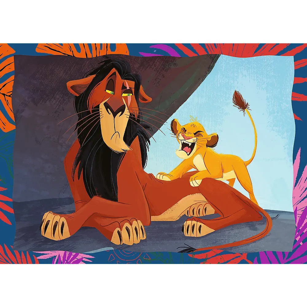 PUZZLE TREFL 4IN1 DISNEY REGELE LEU - imagine 4