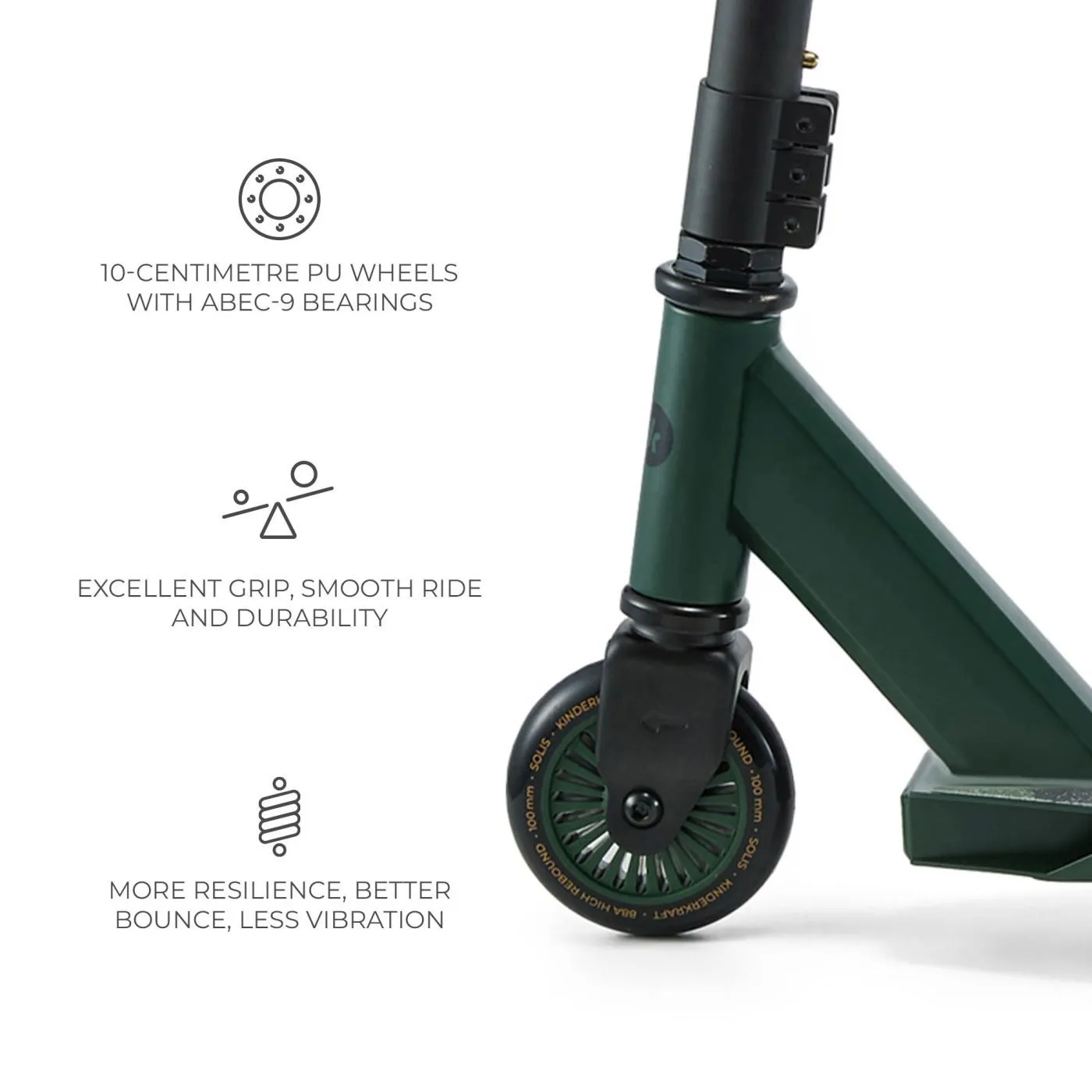 TROTINETA KINDERKRAFT SOLIS, GREEN - imagine 4