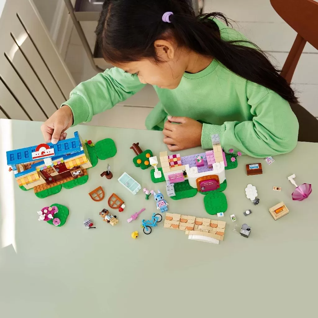 LEGO ANIMAL CROSSING NOOK S CRANNY SI CASA LUI ROSIE 77050 - imagine 4