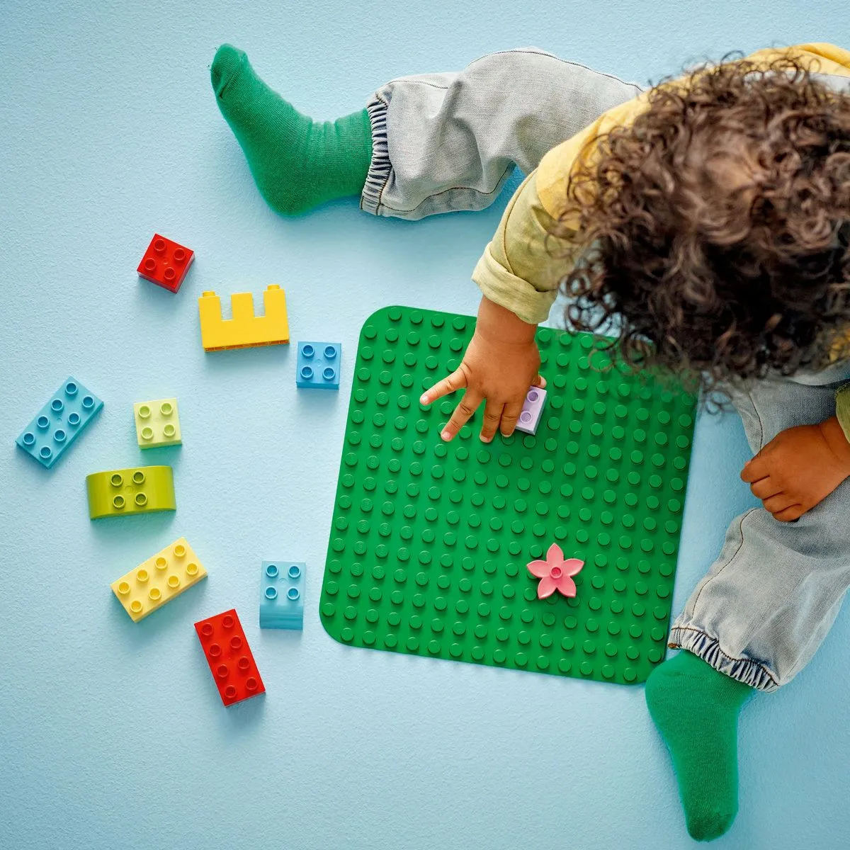 LEGO DUPLO PLACA DE CONSTRUCTIE VERDE 10460 - imagine 4