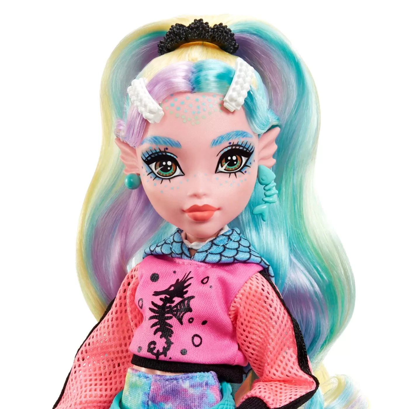 MONSTER HIGH PAPUSA LAGOONA BLUE CU ANIMALUT SI ACCESORII - imagine 5