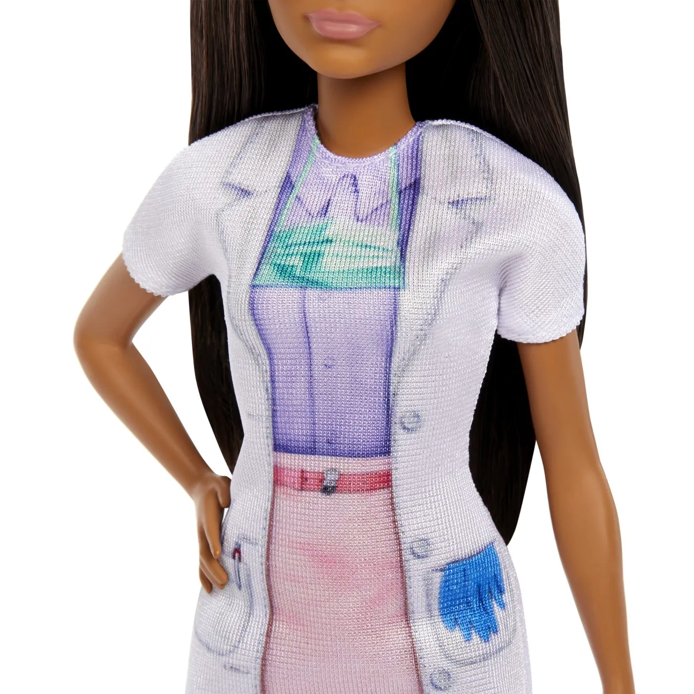 BARBIE SET DE JOACA PAPUSA BARBIE BRUNETA FACE CARIERA STOMATOLOG - imagine 5