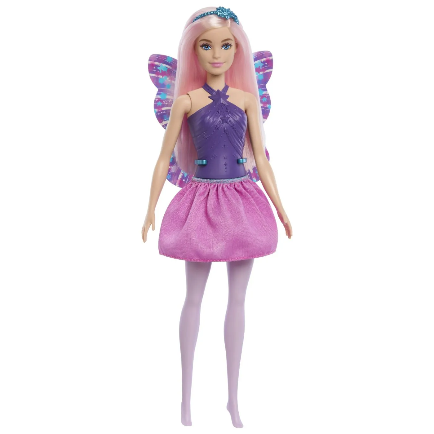 BARBIE PAPUSA BARBIE ZANA CU PAR ROZ SI TINUTA IN 2 CULORI - imagine 5
