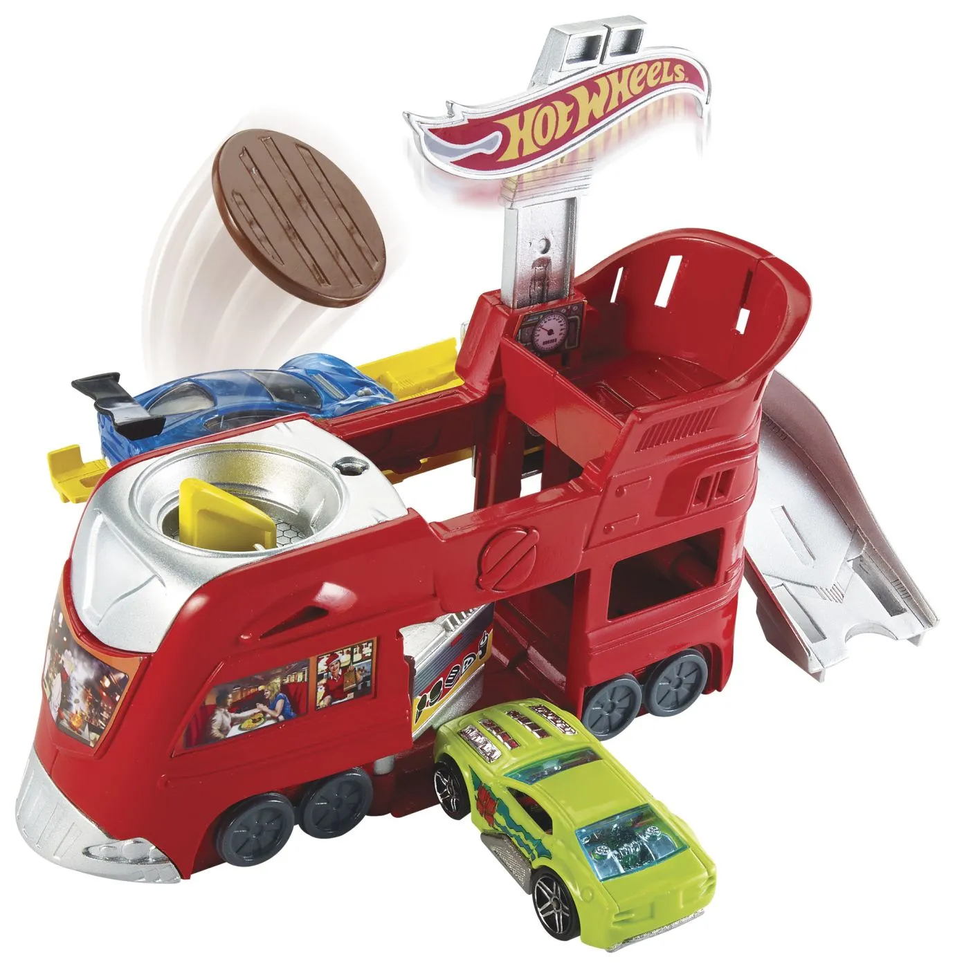 HOT WHEELS CITY SET DE JOACA CAMION RESTAURANT - imagine 5