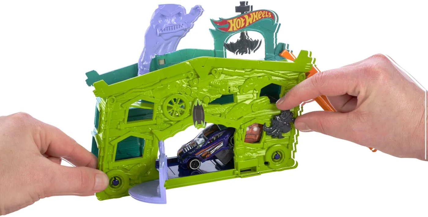 HOT WHEELS CITY SET DE JOACA GARAJUL FANTOMA - imagine 5