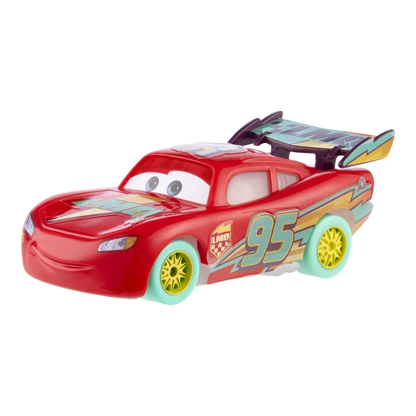 CARS MASINUTA LUMINOASA FULGER MCQUEEN SCARA 1 LA 55 - imagine 5