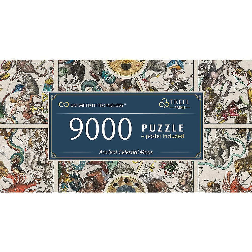 PUZZLE TREFL UFT 9000 HARTI CELESTE ANTICE - imagine 5