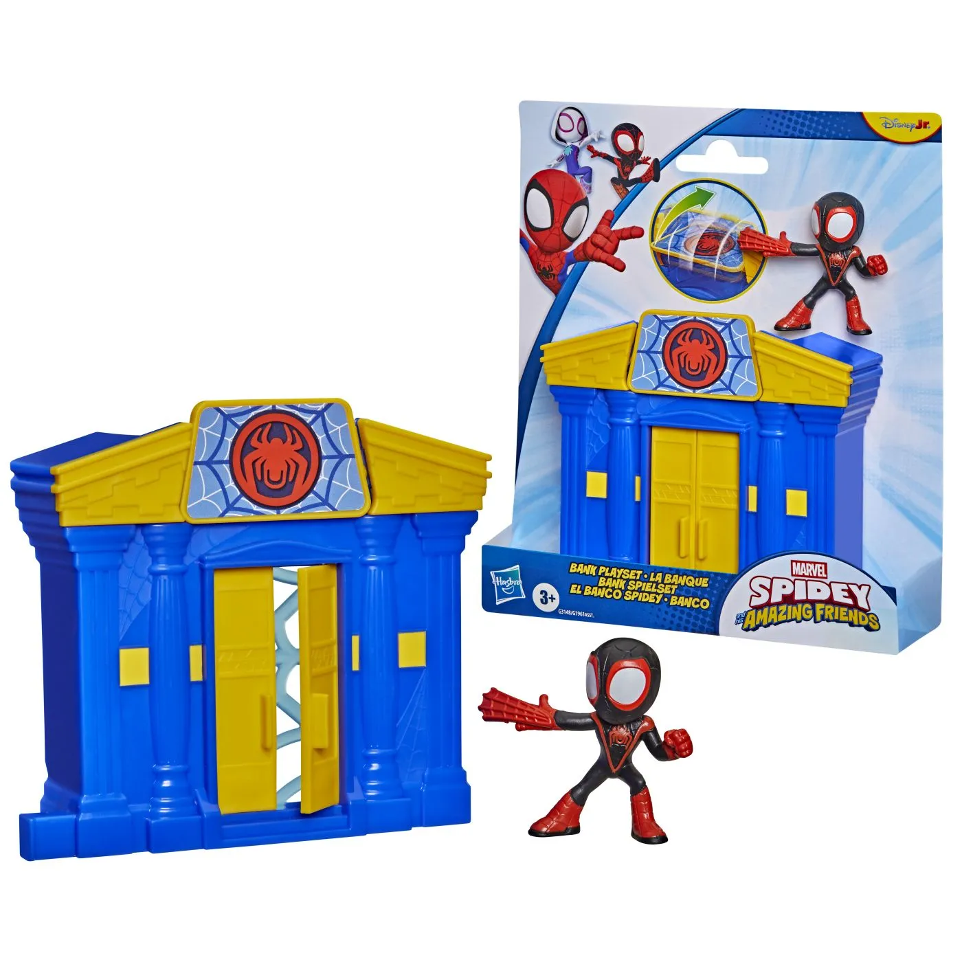 SPIDEY SI PRIETENII LUI UIMITORI MARVEL MINI SET BANCA CU FIGURINA SI ACCESORII - imagine 5