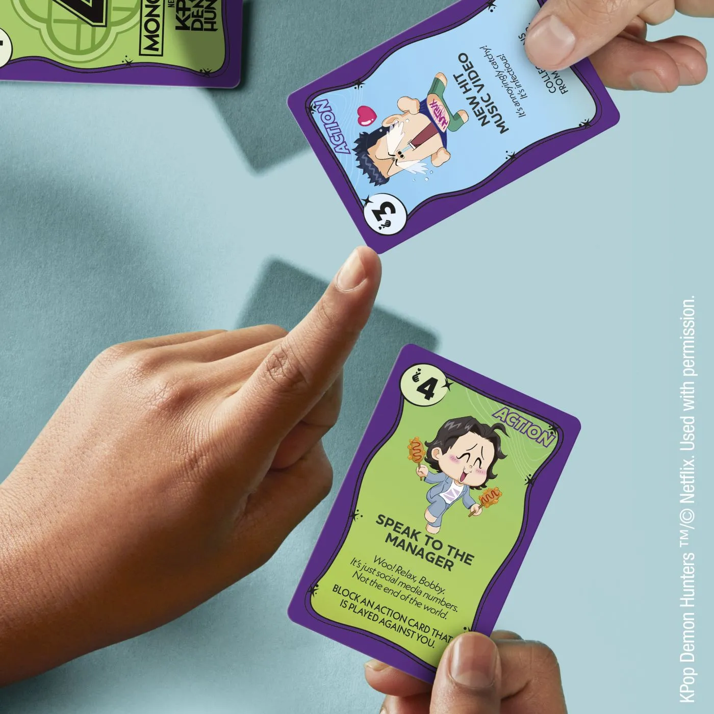 JOC MONOPOLY DEAL VANATORI DE DEMONI K POP IN LIMBA ENGLEZA - imagine 5