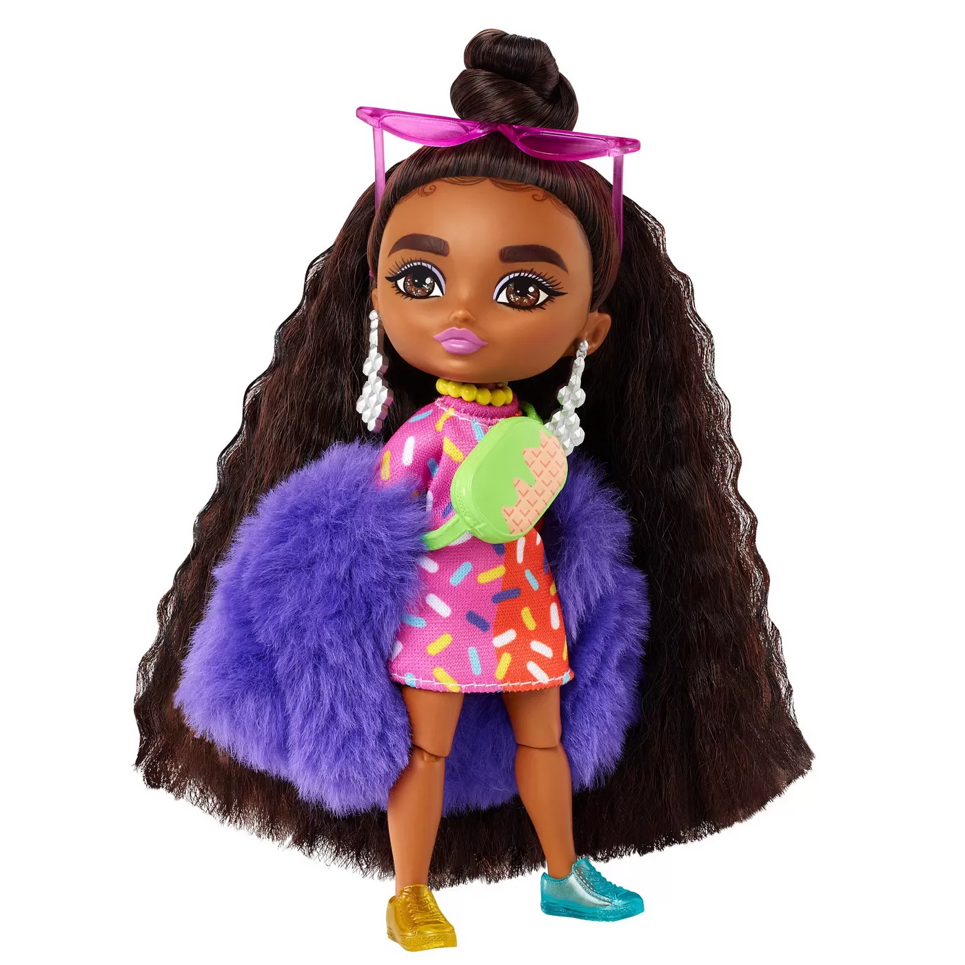 BARBIE PAPUSA BARBIE EXTRA MINI BRUNETA - imagine 5