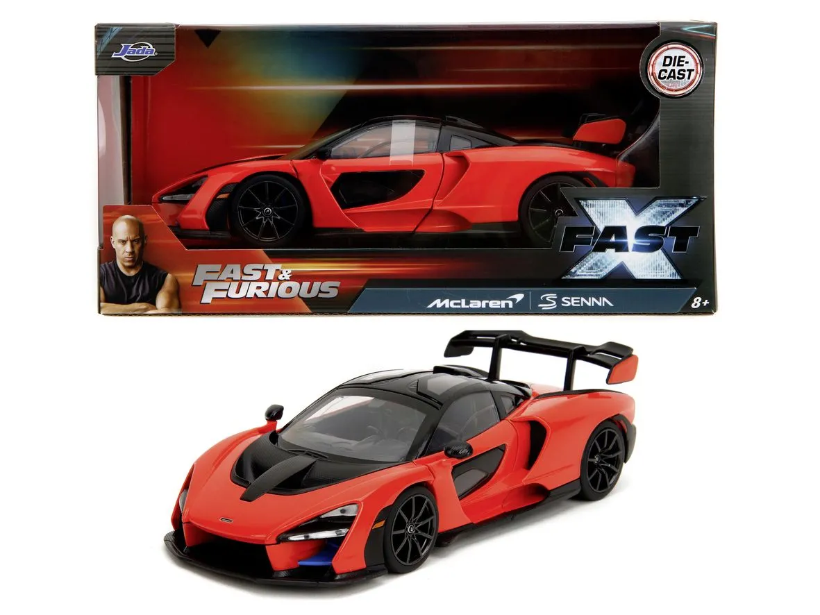 JADA FAST AND FURIOUS MASINUTA METALICA MCLAREN SENNA SCARA 1 LA 24 - imagine 5