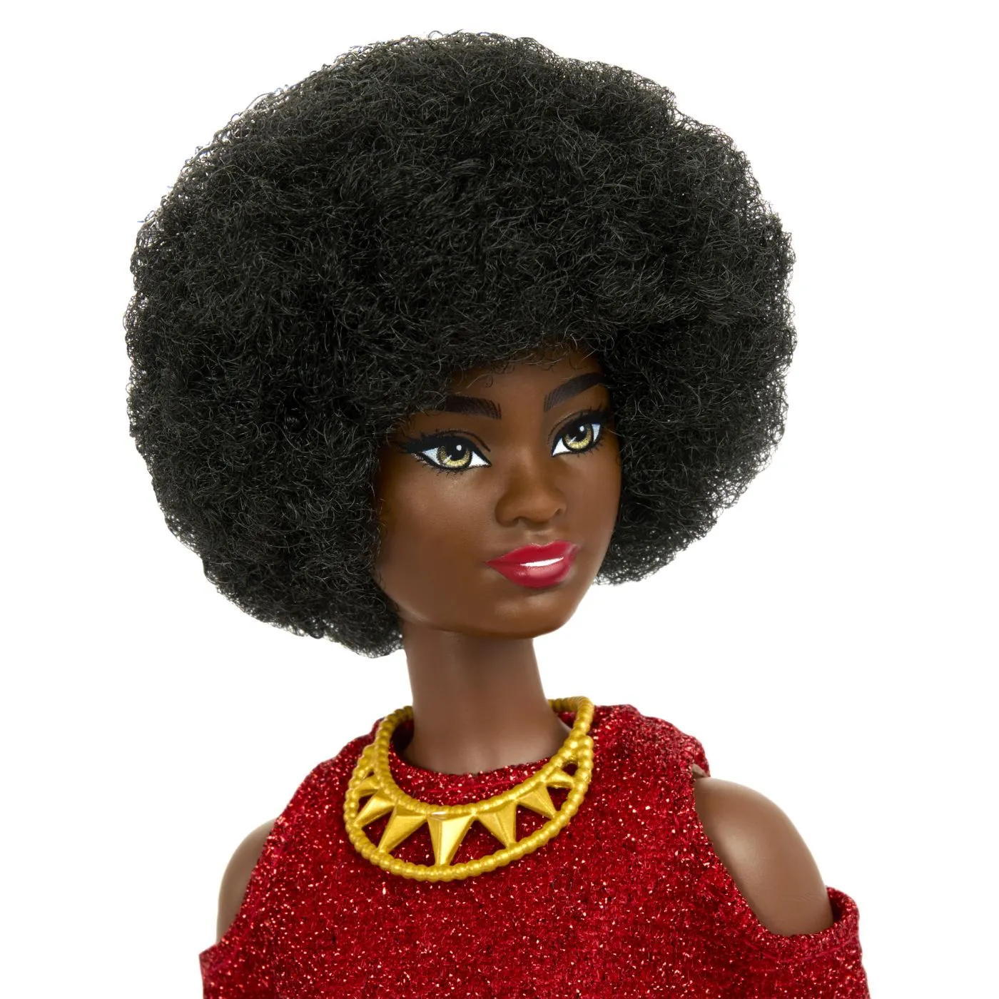 BARBIE FASHIONISTAS PAPUSA BARBIE MULATRA CU PAR AFRO - imagine 6