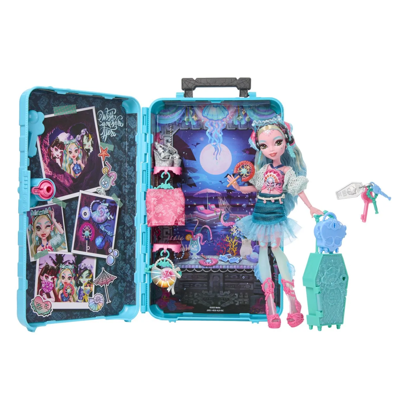 MONSTER HIGH SKULLTIMATE SECRET PAPUSA LAGOONA BLUE - imagine 6