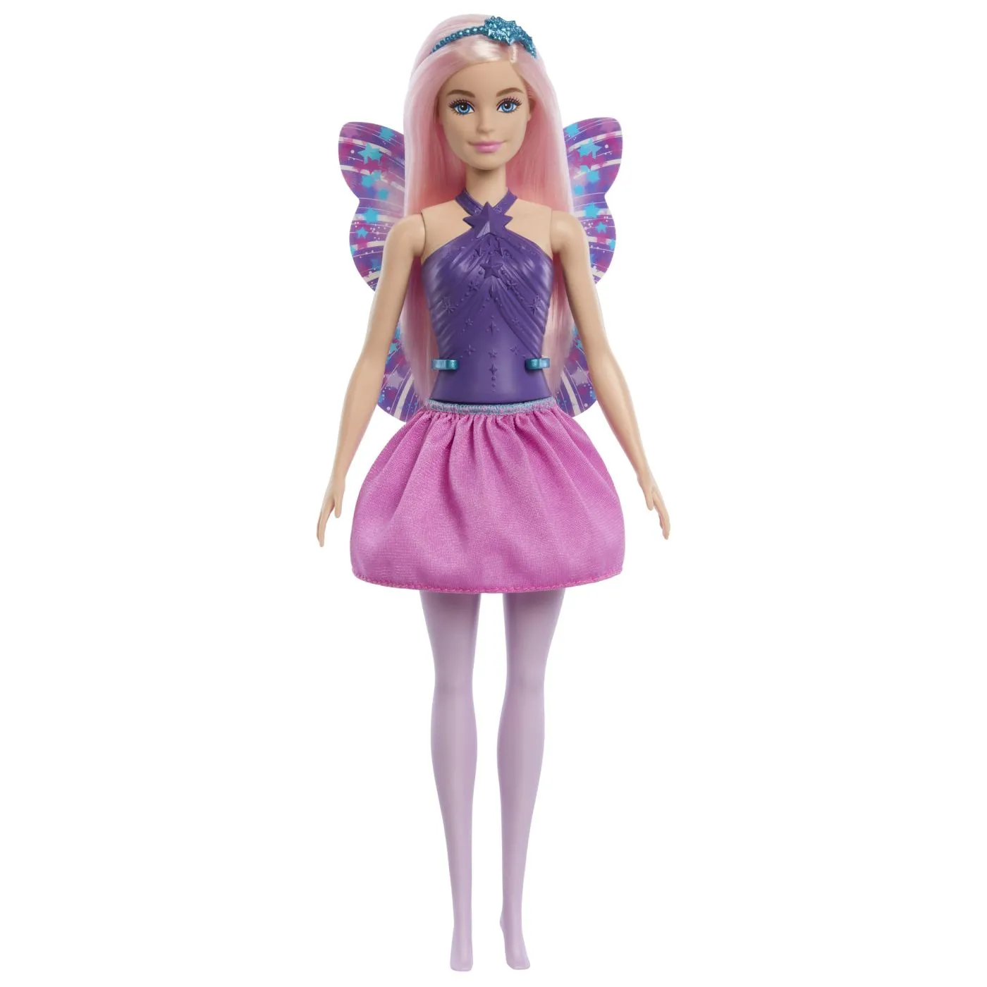 BARBIE PAPUSA BARBIE ZANA CU PAR ROZ SI TINUTA IN 2 CULORI - imagine 6