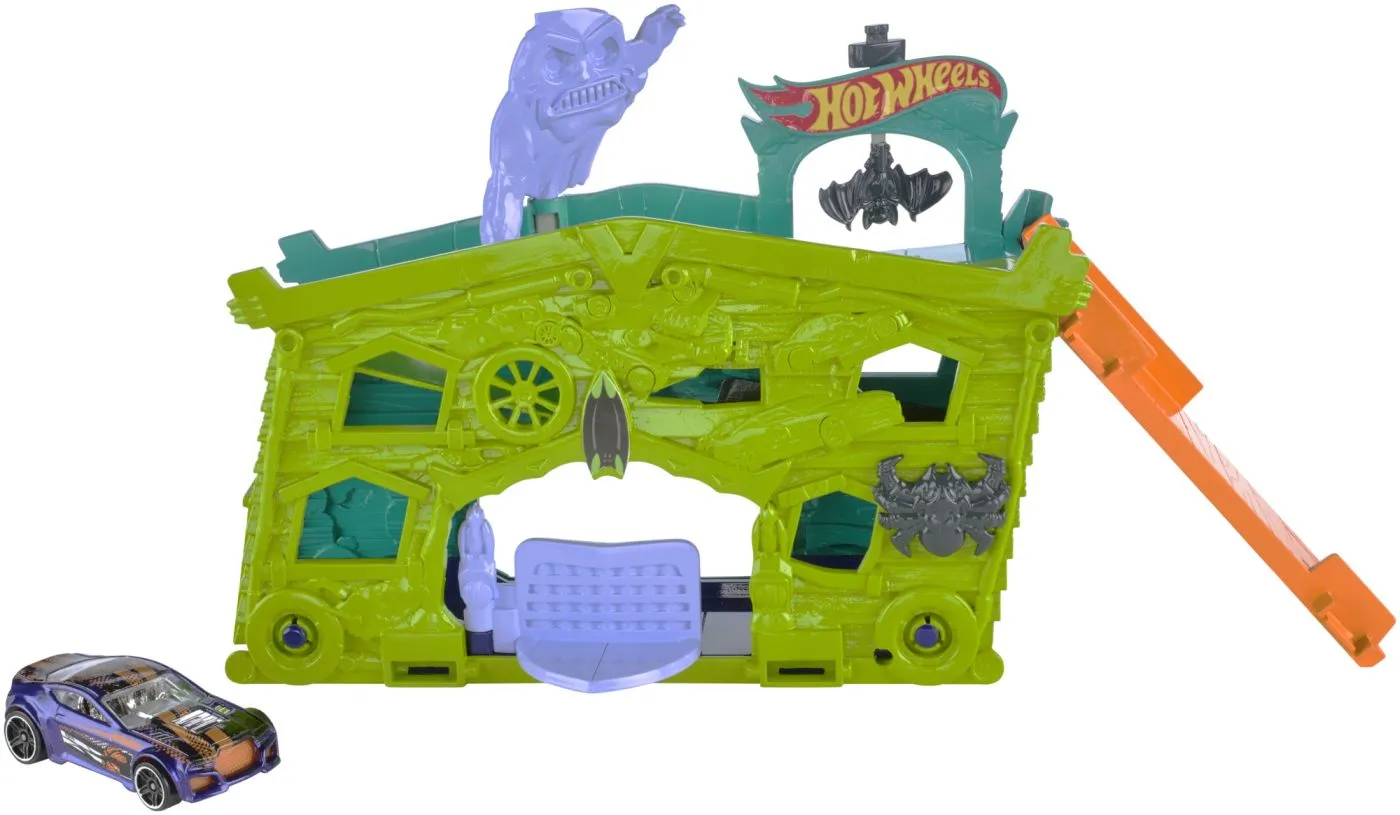 HOT WHEELS CITY SET DE JOACA GARAJUL FANTOMA - imagine 6