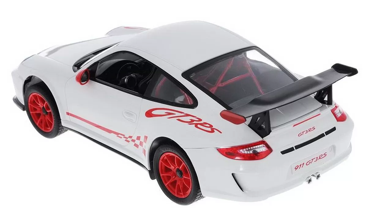 MASINA CU TELECOMANDA PORSCHE GT3 ALB CU SCARA 1 LA 14 - imagine 6