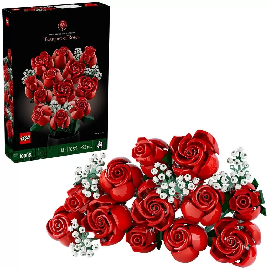 LEGO ICONS BUCHET DE TRANDAFIRI 10328 - imagine 6