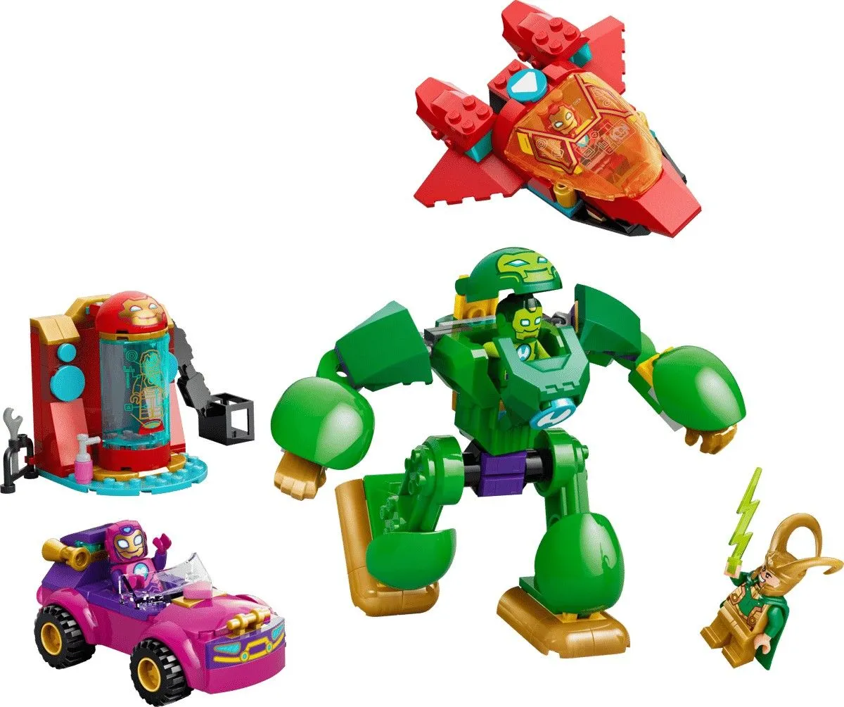 LEGO MARVEL IRON MAN SI PRIETENII SAI UIMITORI LOKI VS ECHIPA LUI IRON MAN 11211 - imagine 6
