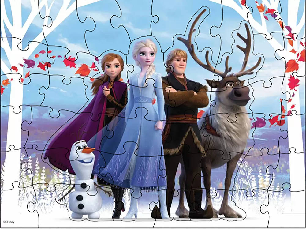 PUZZLE SURPRIZA FROZEN2 CU 48 PIESE IN CUTIE DIAMANT - imagine 4
