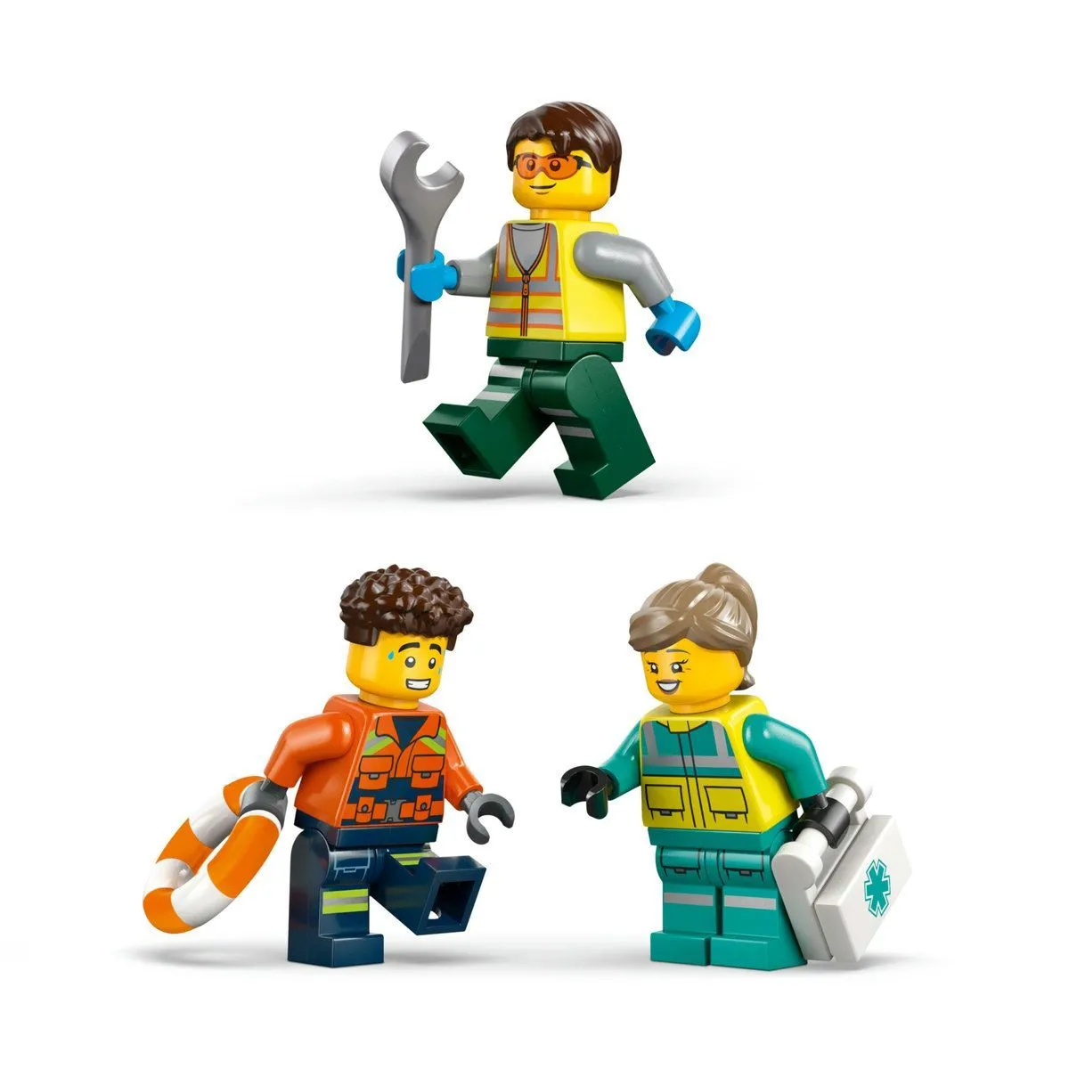 LEGO CITY AVION AUTOSPECIALA DE SERVICE SI AEROGLISOR IN VERSIUNI ADAPTATE 60505 - imagine 6