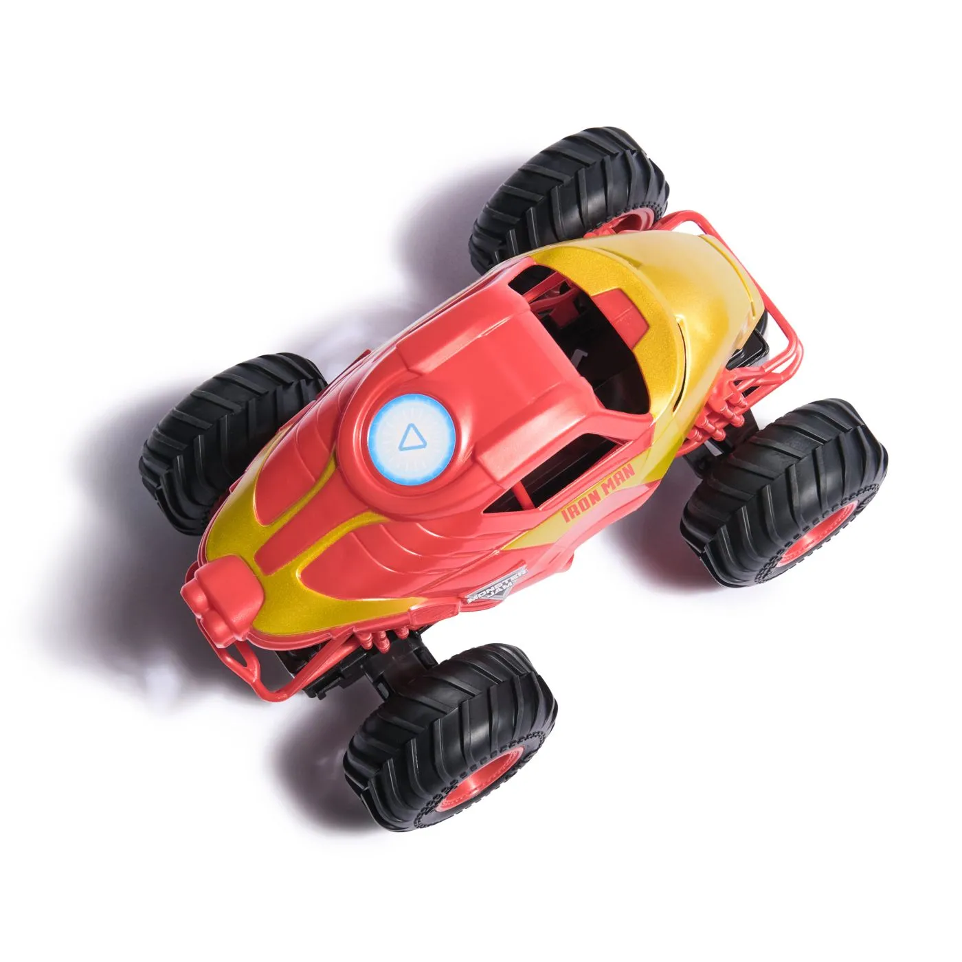 MONSTER JAM MARVEL CAMION GIGANT CU TELECOMANDA IRON MAN SCARA 1 LA 24 - imagine 7