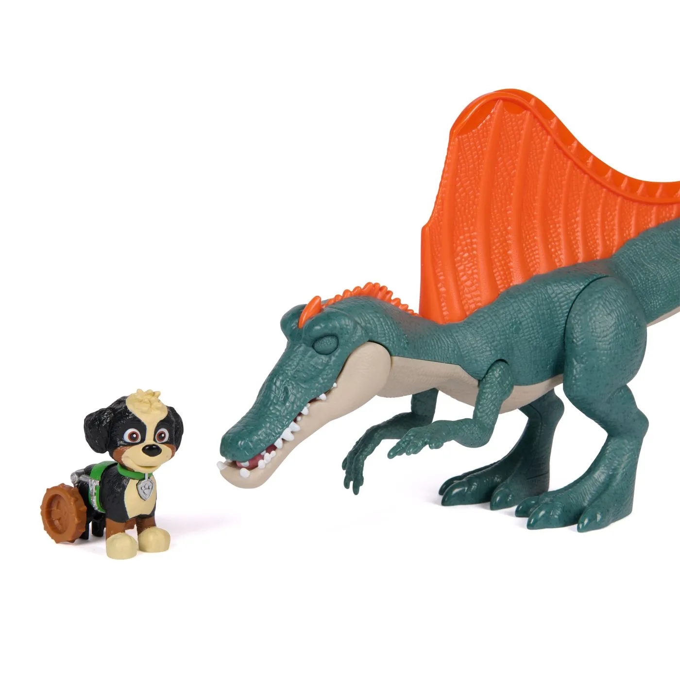 PATRULA CATELUSILOR FILMUL CU DINOZAURI SET DE JOACA DINO RISE AND ROLL CU FIGURINA - imagine 7