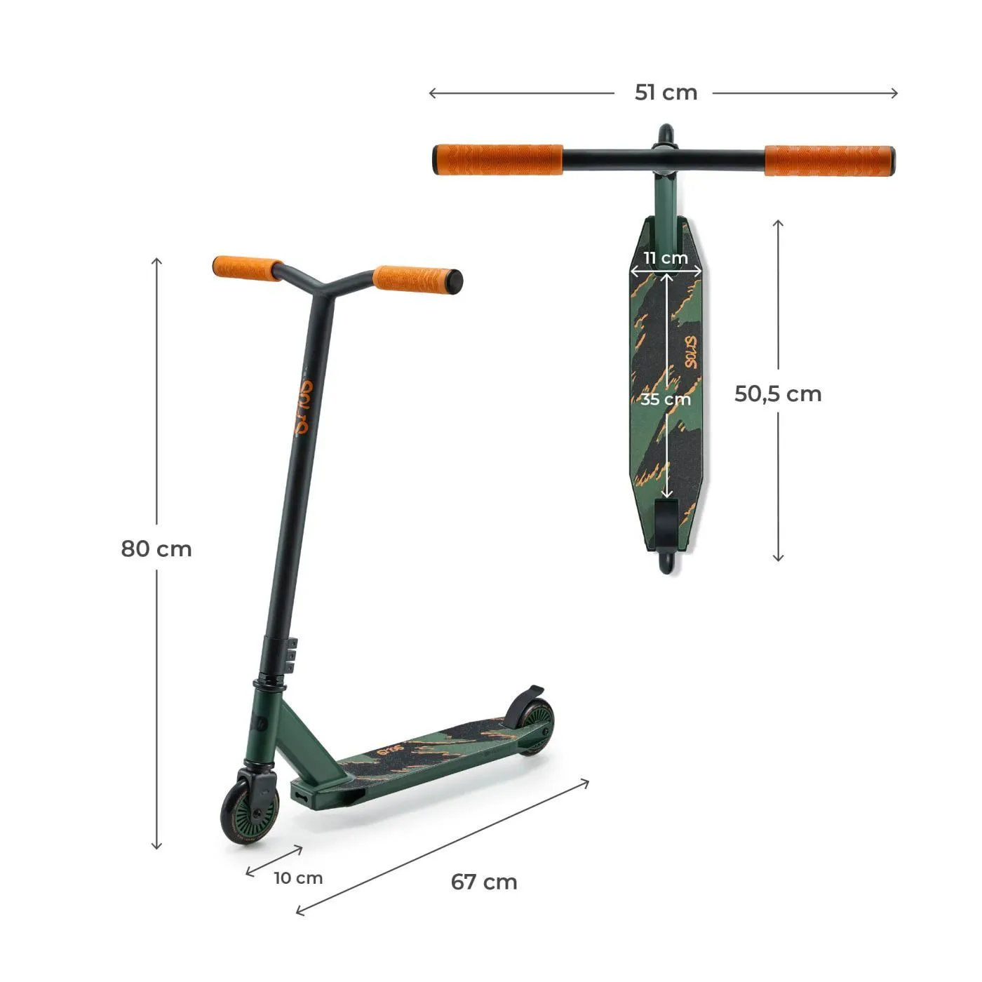 TROTINETA KINDERKRAFT SOLIS, GREEN - imagine 6