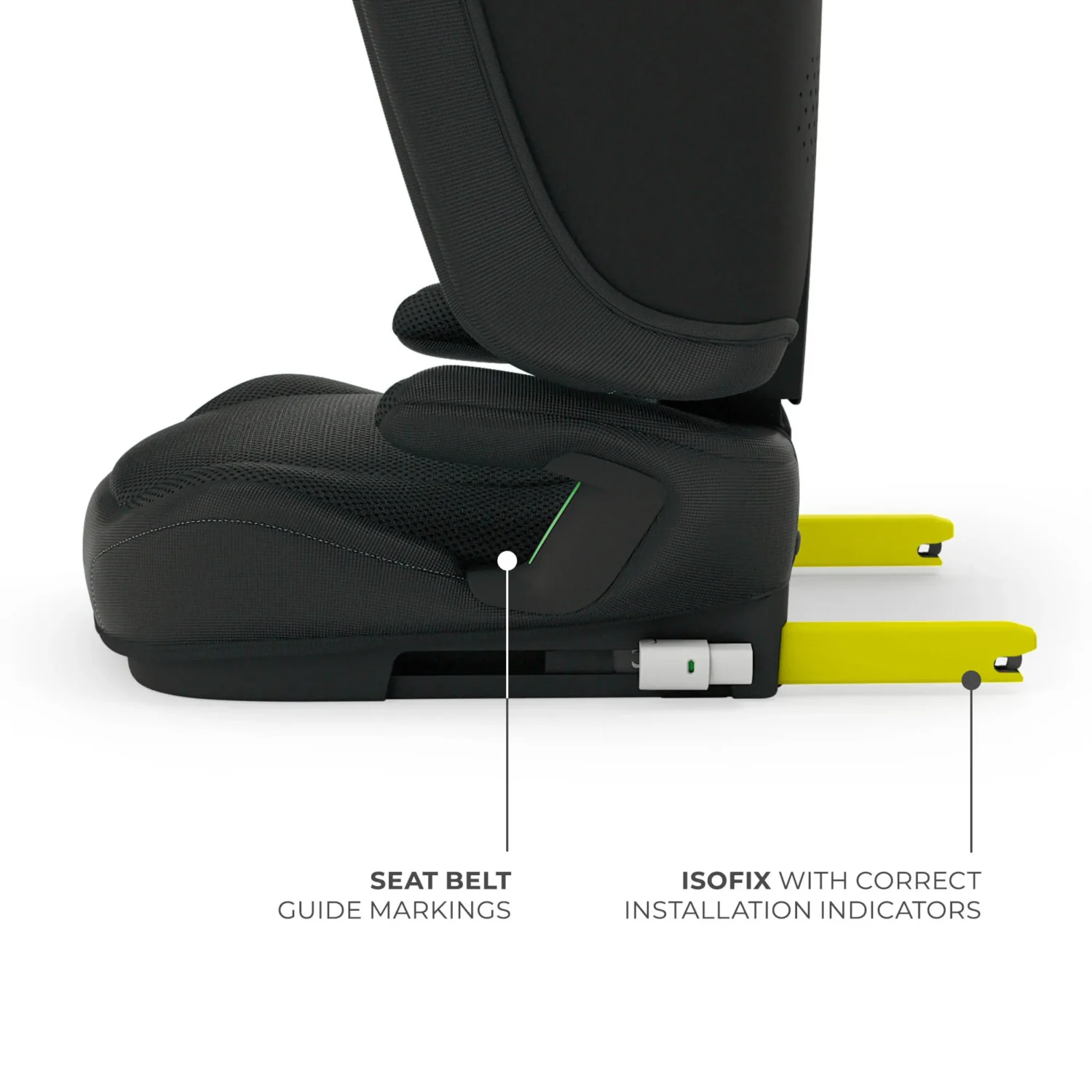 SCAUN AUTO KINDERKRAFT UNITY2 100-150 CM, BLACK - imagine 7