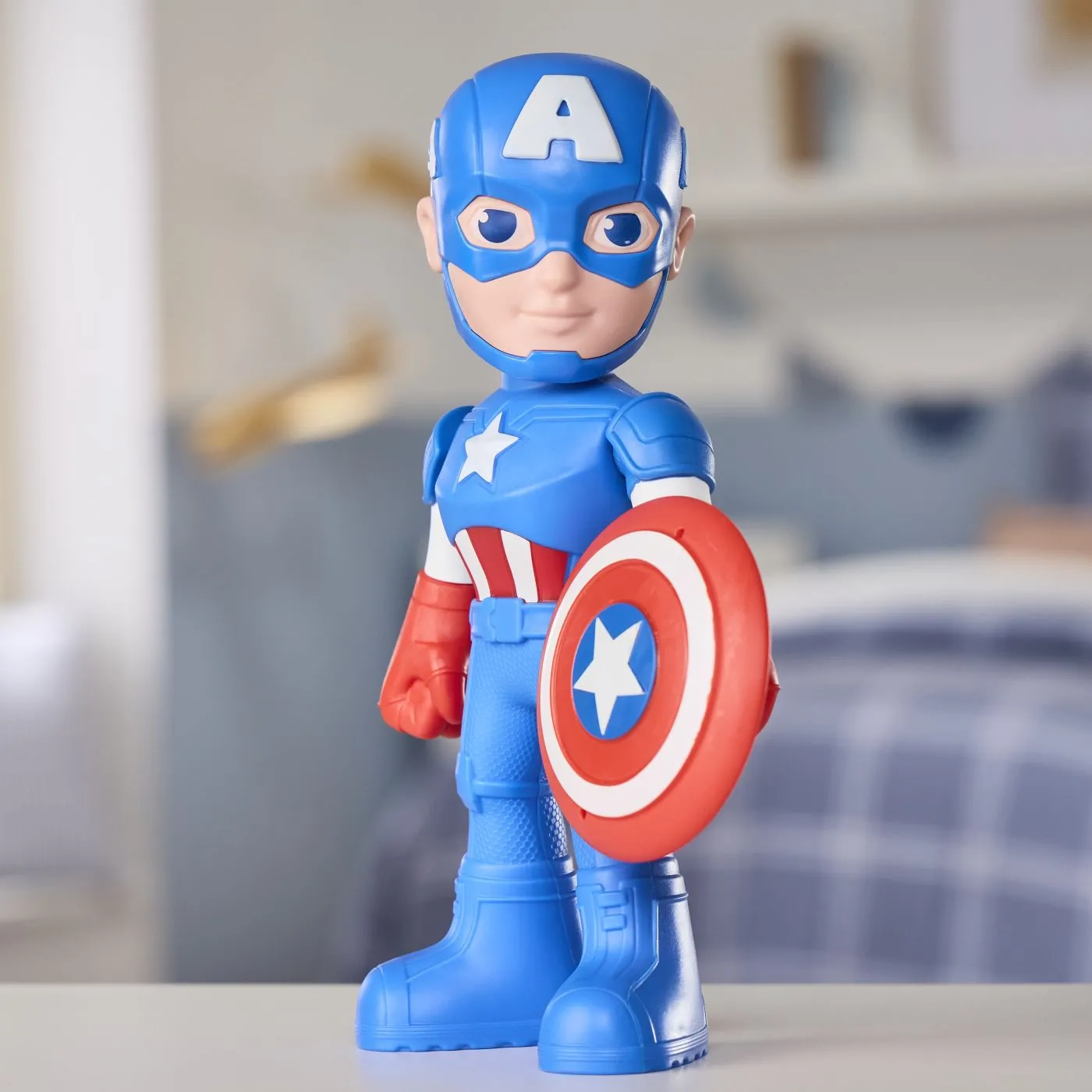 SPIDEY PRIETENII EXTRAORDINARI FIGURINA CAPTAIN AMERICA SUPRADIMENSIONATA 22.8CM - imagine 7