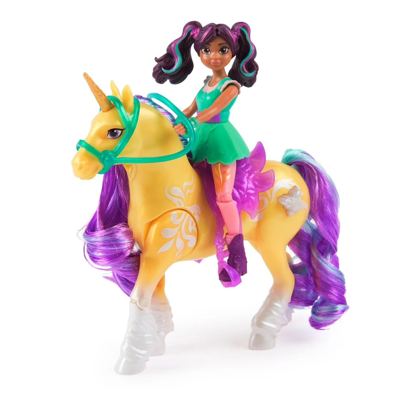 UNICORN ACADEMY SET PAPUSA AVA SI UNICORNUL LEAF PLANTA MAGICA - imagine 8