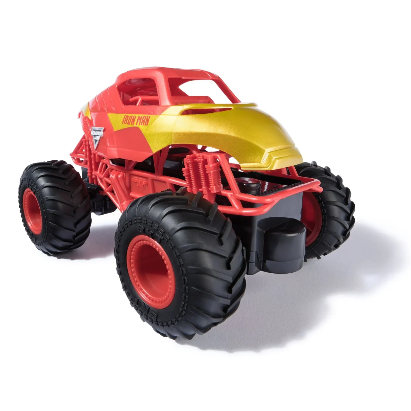 MONSTER JAM MARVEL CAMION GIGANT CU TELECOMANDA IRON MAN SCARA 1 LA 24 - imagine 8