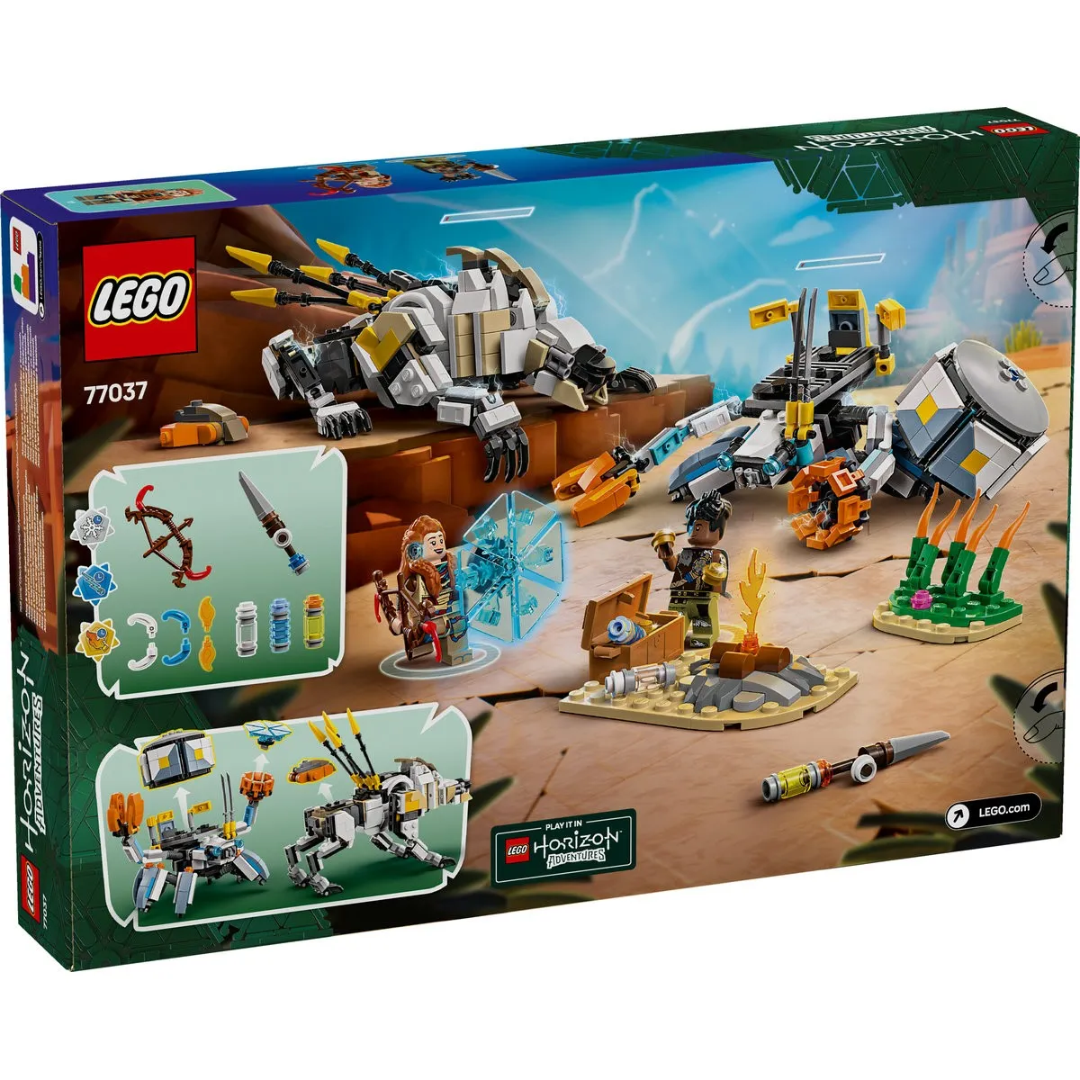LEGO HORIZON ADVENTURES ALOY SI VARL VS SHELL WALKER SI SAWTOOTH 77037 - imagine 8