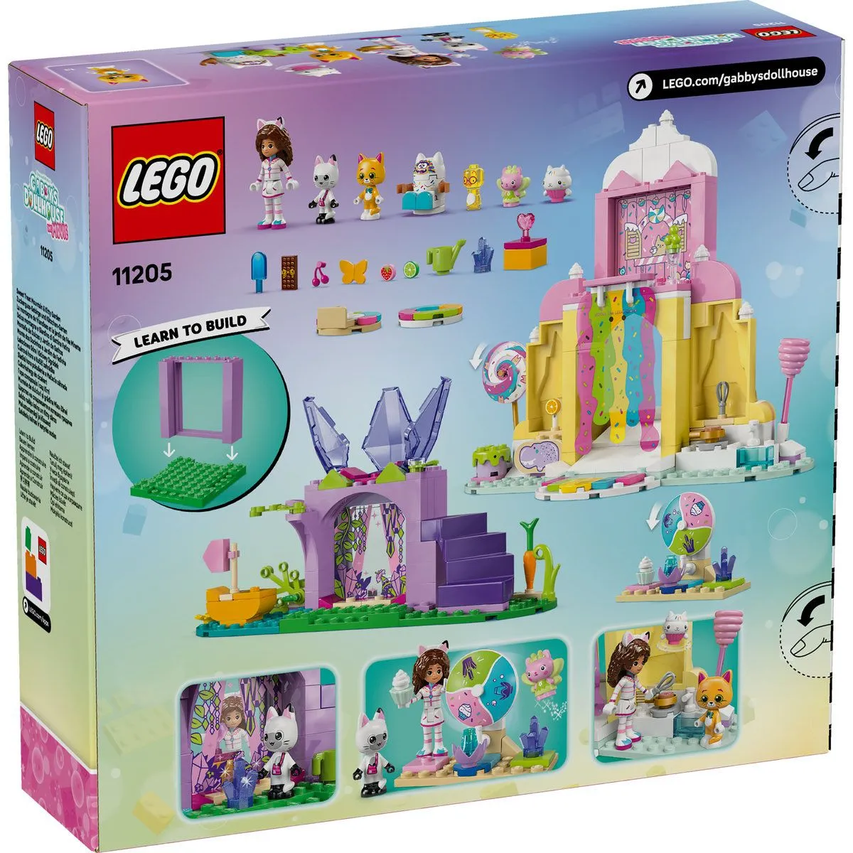 LEGO GABBYS DOLLHOUSE FILMUL MUNTELE DE DULCIURI SI GRADINA LUI KITTY 11205 - imagine 8